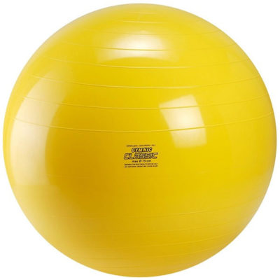 Fitball - fitlopta gymnic classic 75 cm žltý