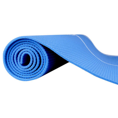 podložka na jogu - yoga mat-173x61x0,4-cm-modrá